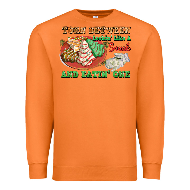 Torn Between Lookin Like A Snack And Eatin One Premium Sweatshirt by FaDigitalArtStudio | Teevron