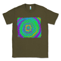 Army Green tie dye backround Classic Tee - RanaPortraitStore