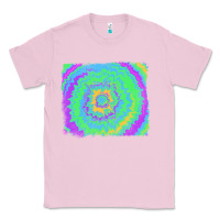 Bubblegum Pink tie dye backround Classic Tee - RanaPortraitStore