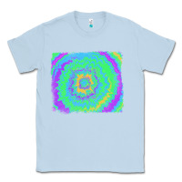 Dusty Blue tie dye backround Classic Tee - RanaPortraitStore