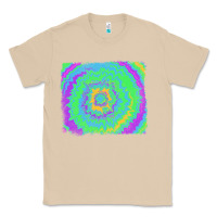 Mushroom tie dye backround Classic Tee - RanaPortraitStore