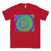 Red tie dye backround Classic Tee - RanaPortraitStore