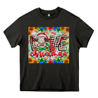 Asphalt Love Christmas cow Heavy Core Tee - CowhideDigitalArt