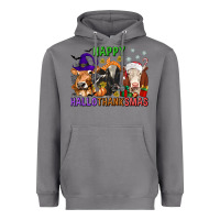 Storm happy hallothanksmas with cow Heavyweight Hoodie - texasbilliewilder
