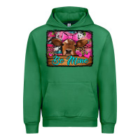 Emerald be mine valentine's day cow Urban Hoodie - Jasminsmagicworld