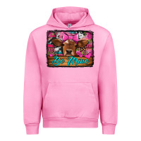 Fuchsia Pink be mine valentine's day cow Urban Hoodie - Jasminsmagicworld