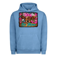 Pigment Pebble Blue be mine valentine's day cow Urban Hoodie - Jasminsmagicworld