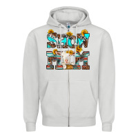 Dove Grey show mom goat Zipper Hoodie - RanaPortraitStore