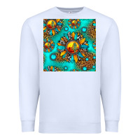 White western sunset sunflowers seamless pattern Premium Sweatshirt - HRA Design Shop