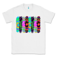 White tie dye brushstrokes Classic Tee - RanaPortraitStore