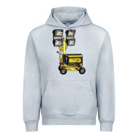 Heather Grey Towable Light Towers Urban Hoodie - LillyAllenDesigns