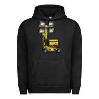Pigment Black Towable Light Towers Urban Hoodie - LillyAllenDesigns