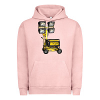 Pigment Salmon Towable Light Towers Urban Hoodie - LillyAllenDesigns