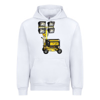 White Towable Light Towers Urban Hoodie - LillyAllenDesigns