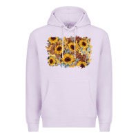 Lilac sunflower glitter leather background Premium Hoodie - AdoDesignShop