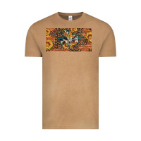 Vintage Camel texas map bull skull sunflower leopard licence plate Vintage Tee - Artiststas