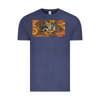 Vintage Denim texas map bull skull sunflower leopard licence plate Vintage Tee - Artiststas