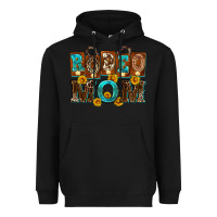 Black rodeo mom Heavyweight Hoodie - Zillion Design Studio