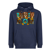 Navy rodeo mom Heavyweight Hoodie - Zillion Design Studio