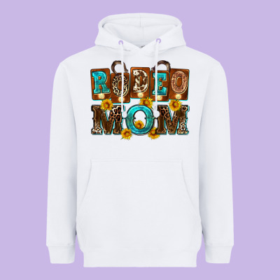 Rodeo Mom Heavyweight Hoodie Designed By Zillion Design Studio