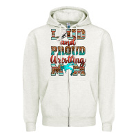 Oatmeal Heather loud and proud wrestling mom Zipper Hoodie - RanaPortraitStore