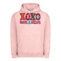 Pigment Salmon xoxo hugs and kisses Urban Hoodie - Jasminsmagicworld