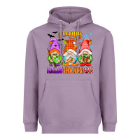 Lavender happy hallothanksmas gnomes Heavyweight Hoodie - texasbilliewilder