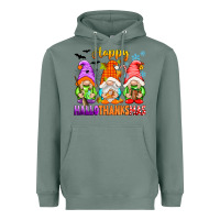 Sage happy hallothanksmas gnomes Heavyweight Hoodie - texasbilliewilder
