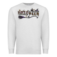 Oatmeal Heather halloween Premium Sweatshirt - CowhideDigitalArt