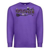 Purple halloween Premium Sweatshirt - CowhideDigitalArt