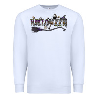 White halloween Premium Sweatshirt - CowhideDigitalArt