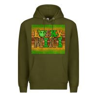 Army Green st patricks day lucky mini Premium Hoodie - Artiststas