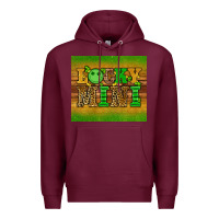 Burgundy st patricks day lucky mini Premium Hoodie - Artiststas