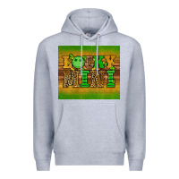 Heather Grey st patricks day lucky mini Premium Hoodie - Artiststas