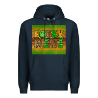 Navy st patricks day lucky mini Premium Hoodie - Artiststas