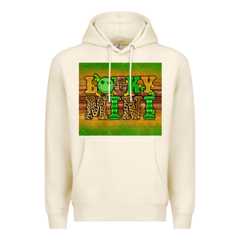 St Patricks Day Lucky Mini Premium Hoodie by Artiststas | Teevron