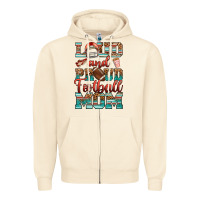 Sandshell loud and proud football mom Zipper Hoodie - RanaPortraitStore