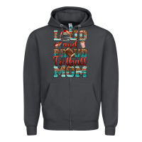 Smoke loud and proud football mom Zipper Hoodie - RanaPortraitStore