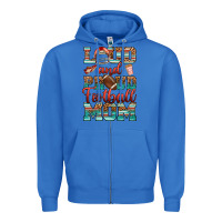 True Royal loud and proud football mom Zipper Hoodie - RanaPortraitStore