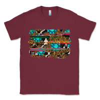 Burgundy western background Classic Tee - RanaPortraitStore