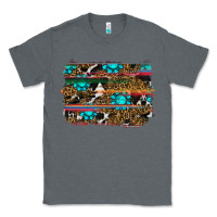 Charcoal Heather western background Classic Tee - RanaPortraitStore