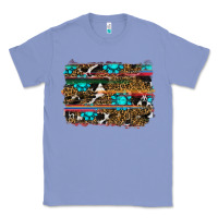 Colony Blue western background Classic Tee - RanaPortraitStore