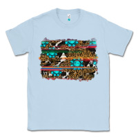 Dusty Blue western background Classic Tee - RanaPortraitStore