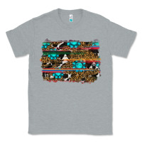 Heather Grey western background Classic Tee - RanaPortraitStore