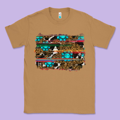 Western Background Classic Tee Designed By Ranaportraitstore