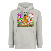 Moon Dust happy hallothanksmas farm animals Heavyweight Hoodie - texasbilliewilder
