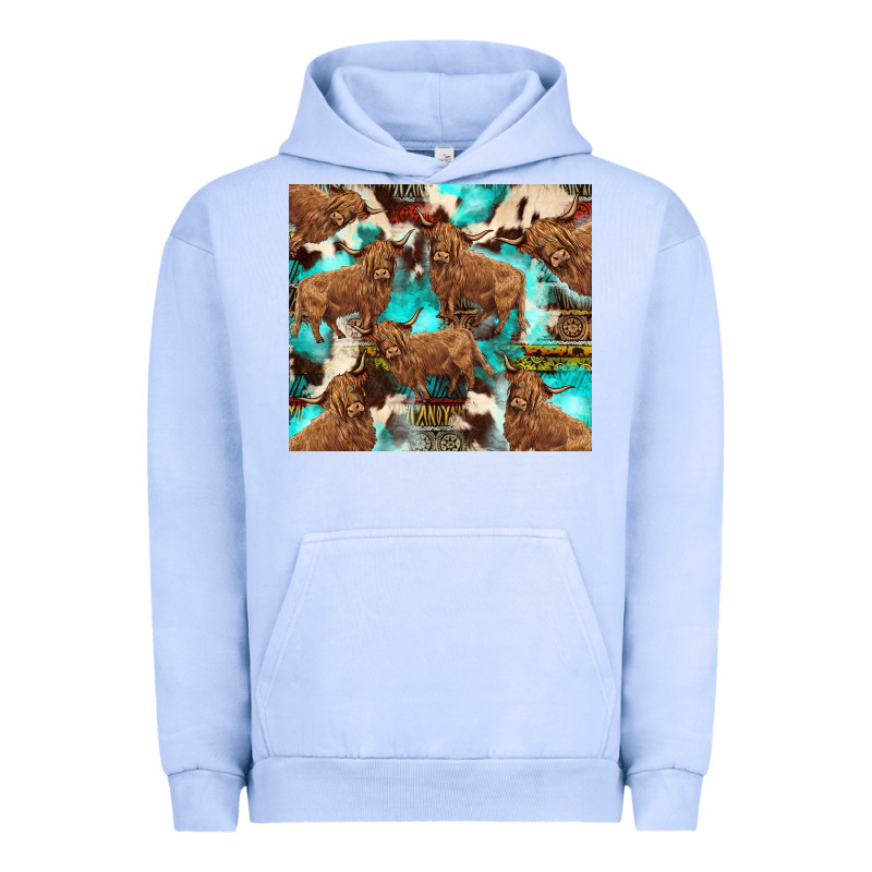 Astec Cowhide Highlands Cow Urban Hoodie by BarkalooDesign | Teevron