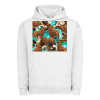 Pigment Lunar Rock astec cowhide highlands cow Urban Hoodie - BarkalooDesign