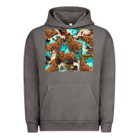 Pigment Tornado astec cowhide highlands cow Urban Hoodie - BarkalooDesign