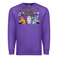 Purple here for the boos Premium Sweatshirt - CowhideDigitalArt